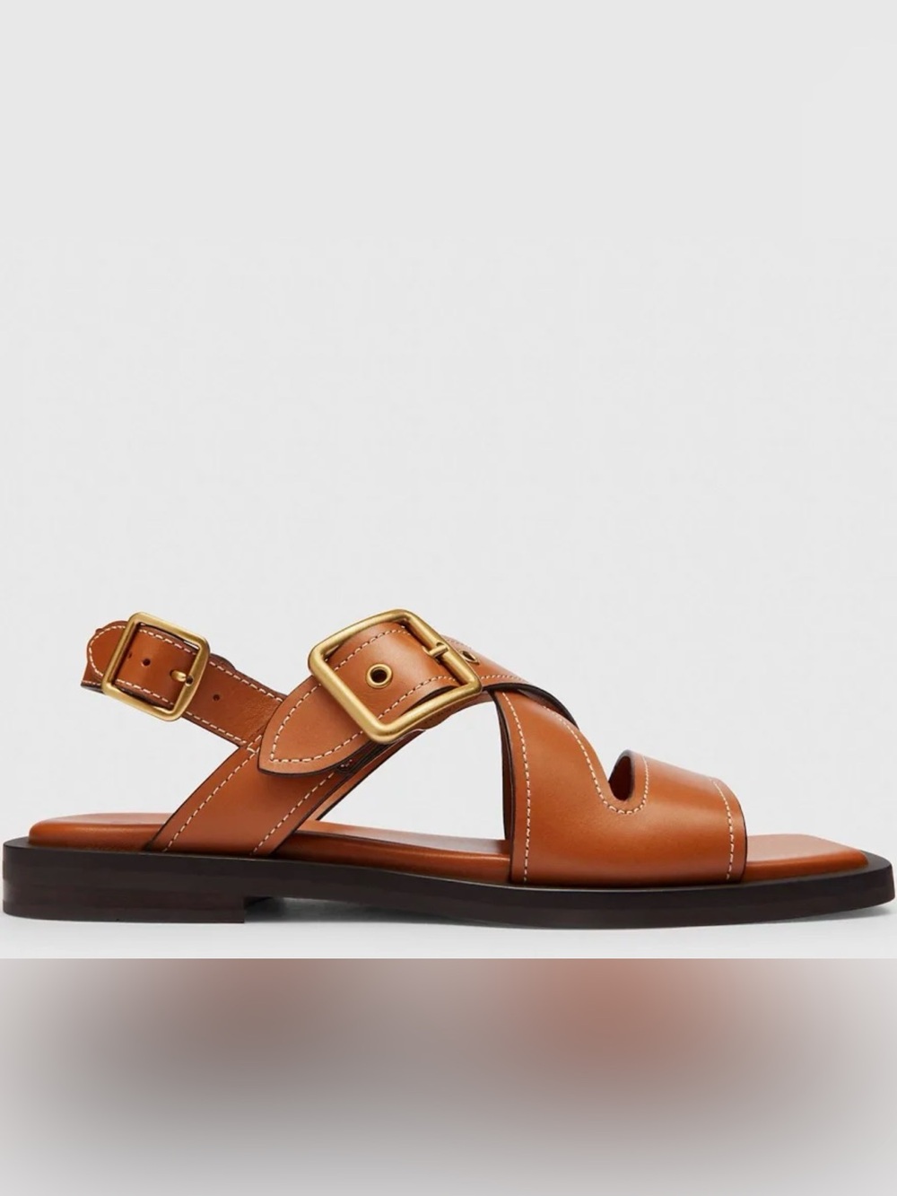 Coach Women's Archival Buckle Platform Sandals - Picture 4 of 5